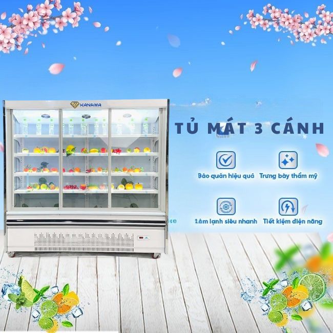 Tủ mát cửa kính KW-KK2000K 1400L
