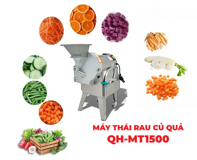 Máy thái rau củ công nghiệp MT1500 thái những loại rau củ nào