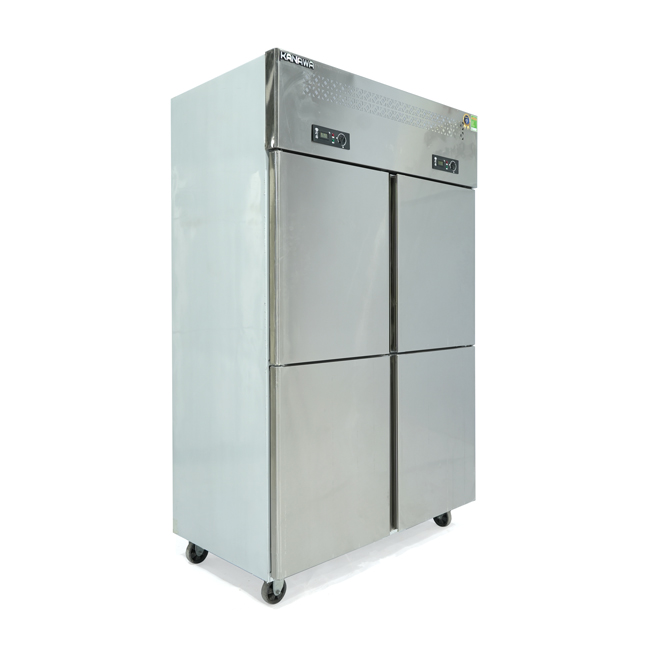 Tủ đông đứng 4 cánh 1038L KW-4CBO2-QG quạt gió 2 chế độ