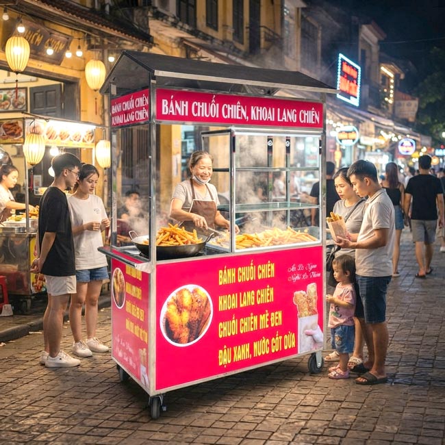 Chợ đêm và phố đi bộ – Nguồn khách ổn định mỗi tối