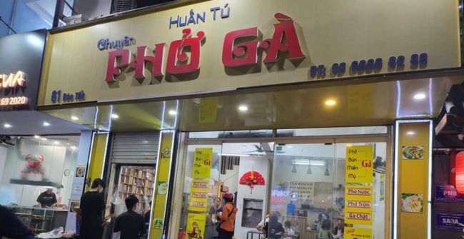 Mẫu thiết kế quán phở