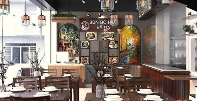 Mẫu thiết kế quán bún