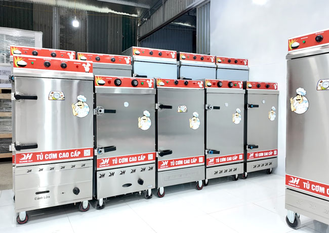 Tủ cơm 10 khay điện gas giá tốt