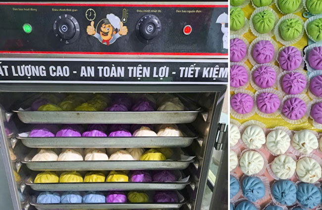 Tủ cơm 4 khay điện hấp bánh bao