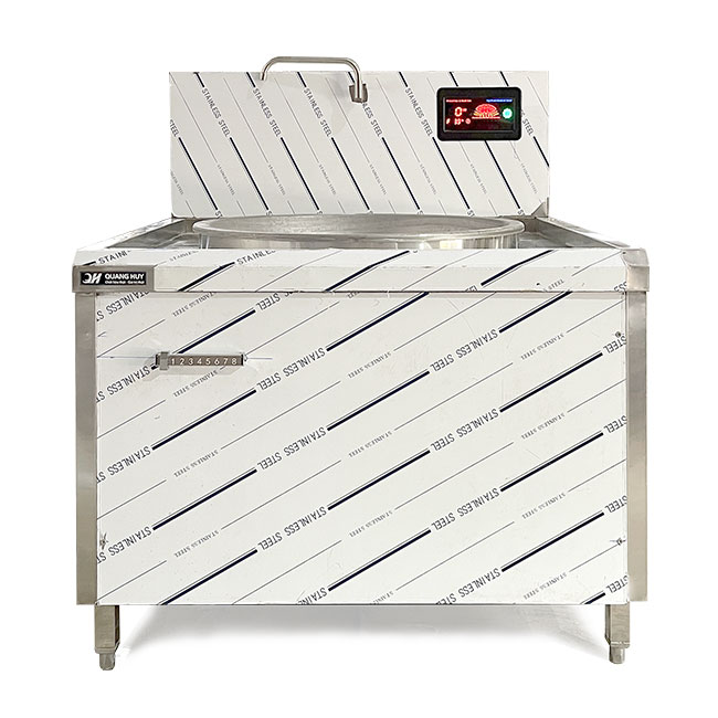 Bếp xào điện từ 1 họng liền chảo 1m1