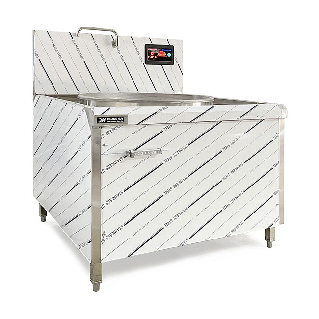 Bếp xào điện từ 1 họng liền chảo 1m1