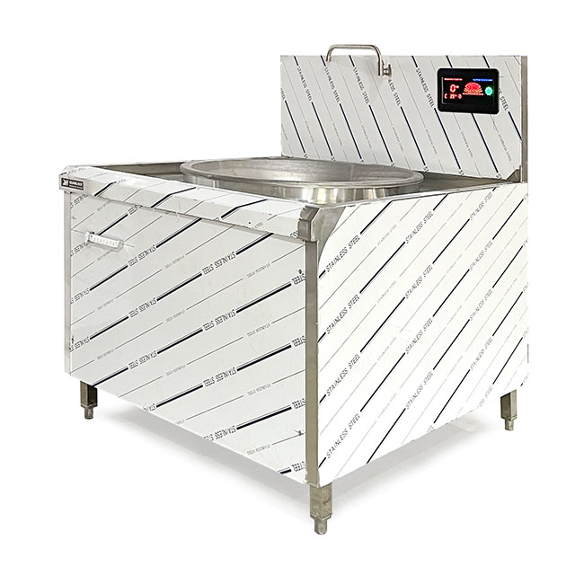 Bếp xào điện từ 1 họng liền chảo 1m1
