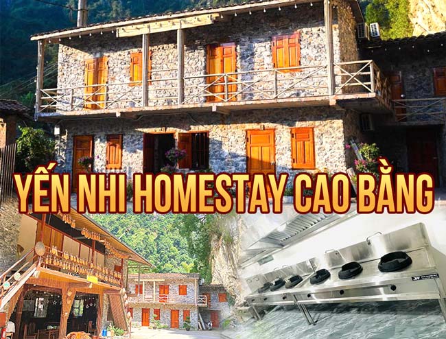 Dự án thi công bếp Yến Nhi homestay Cao Bằng