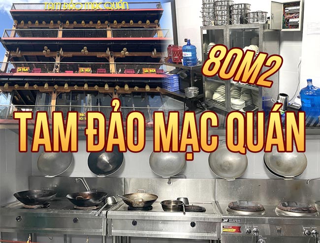 Dự án bếp nhà hàng Tam Đảo Mạc Quán