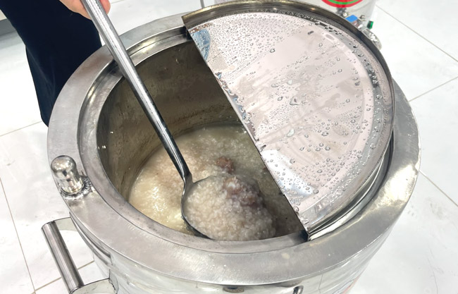 Cháo sánh nhuyễn tròn vị