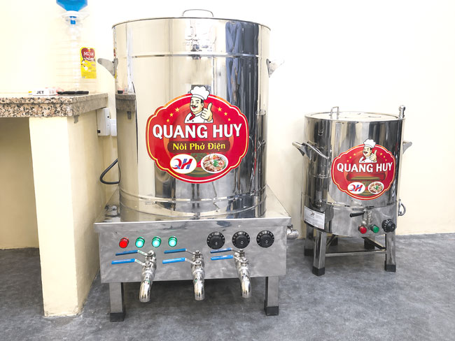 Nồi nấu phở điện 300L 3 ngăn