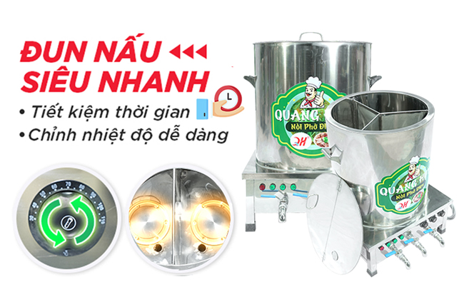Lợi ích nồi phở 3 ngăn