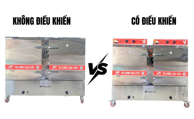 So sánh 2 loại có điều khiển và không có điều khiển