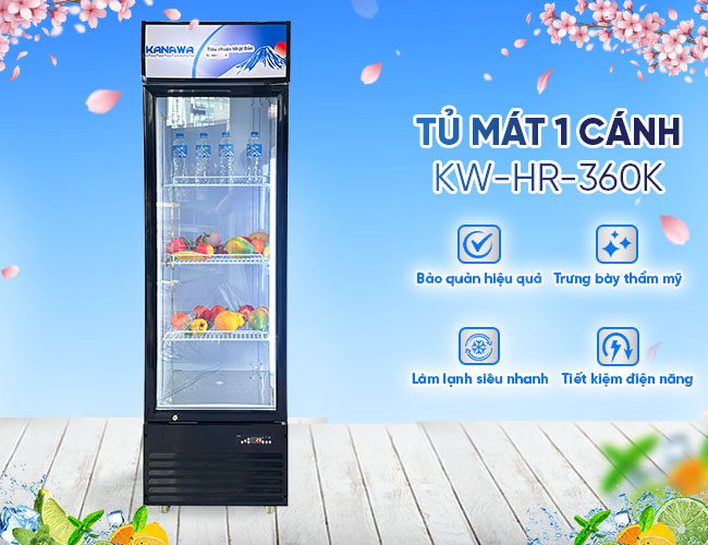 Tủ mát 1 cánh KW-HR-360K 357L