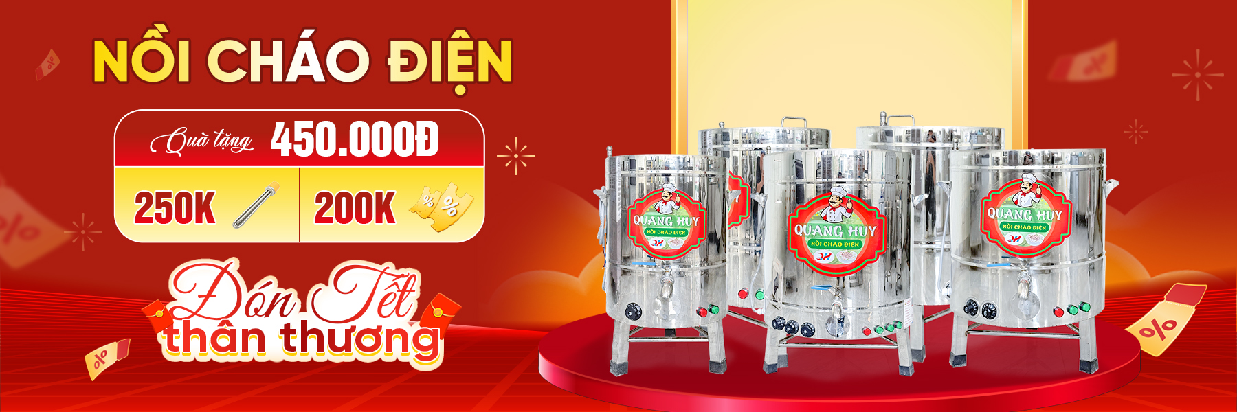 10+ Mẫu Nồi Nấu Cháo Công Nghiệp bằng điện gia công Inox 304