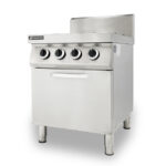 Bếp Âu 4 họng công nghiệp mặt gas có lò vi sóng