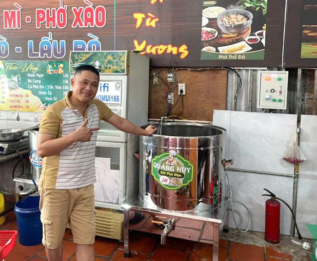 Nồi điện nấu phở bò