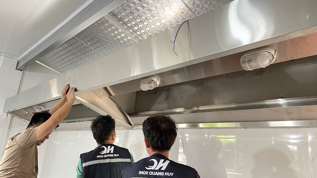 Trang bị hệ thống hút mùi