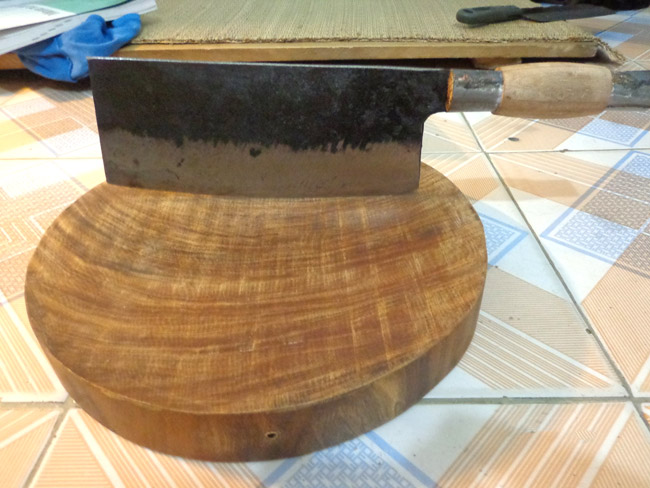 Dao và thớt thái thực phẩm