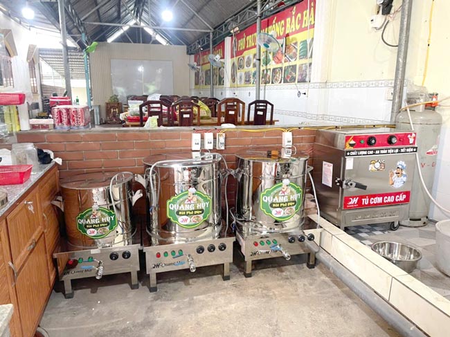 Nồi nấu phở mới dùng cho quán phở chuyên nghiệp