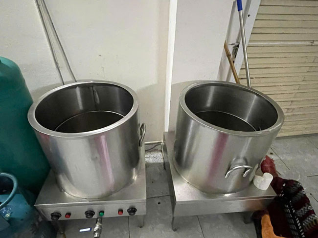 Nồi phở cũ cho các quán kinh doanh tạm thời