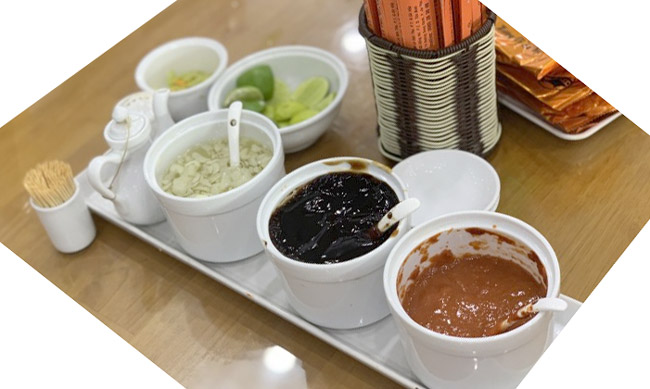 Gia vị bàn ăn phở