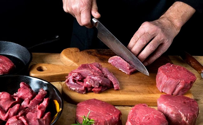 Dao, thớt thái thịt