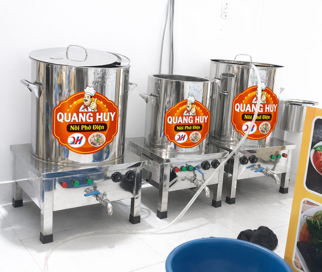 Bảo dưỡng phần inox nồi phở điện