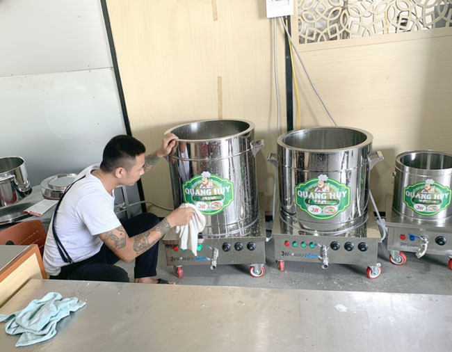 Đảm bảo nồi kh&ocirc; r&aacute;o khi bảo quản