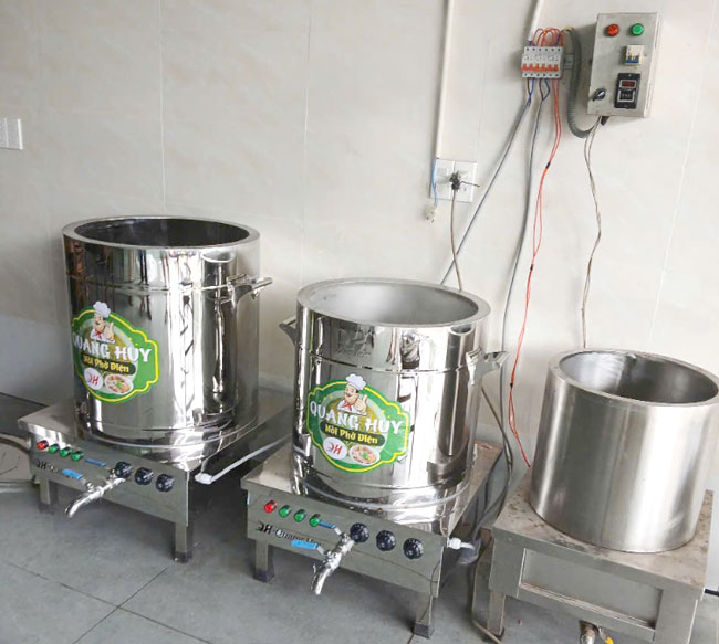 Tăng hiệu suất hoạt động của nồi phở