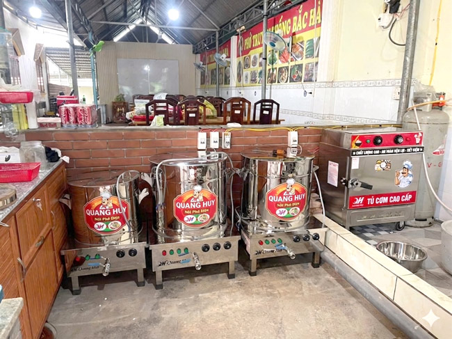 Cân đối chi phí mua nồi nấu phở