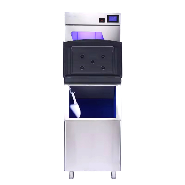 Máy làm đá viên có kính 180kg