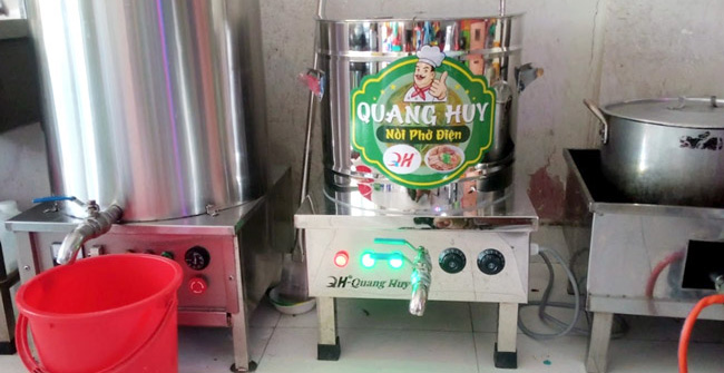 nguyên lý hoạt động của nồi nấu phở bằng điện