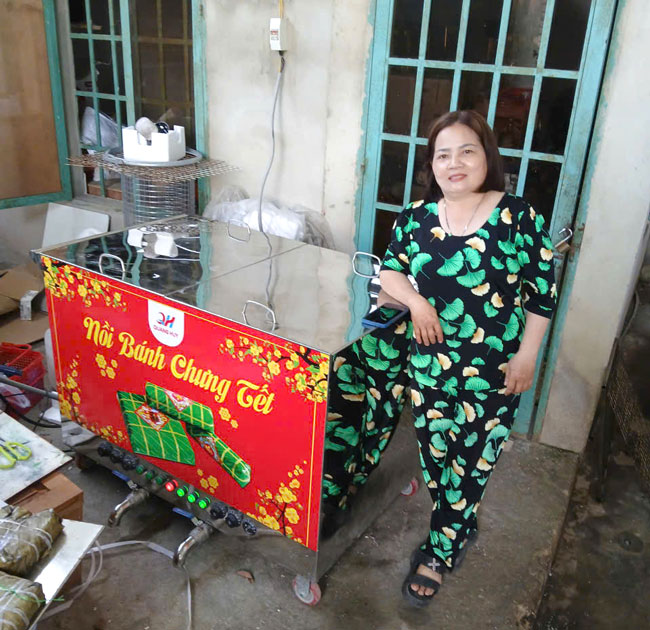 Nồi bánh chưng 500L cho quy mô kinh doanh lớn