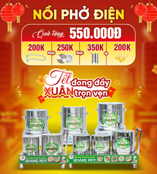 Nồi nấu phở điện Quang Huy