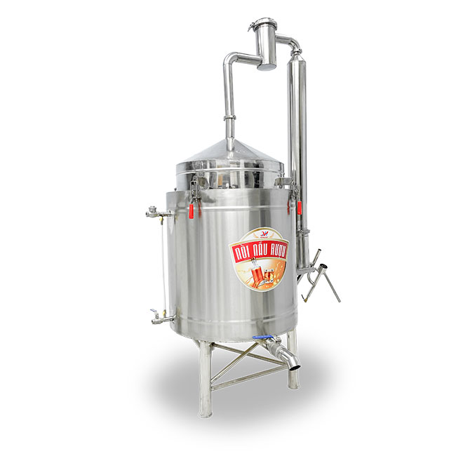 Nồi nấu rượu bằng điện từ 50kg gạo/mẻ NNR50