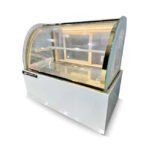 Tủ bánh kem để bàn 90cm 2 tầng kính cong TBK2T-0.9BC