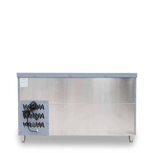 Tủ đông bàn chặt 250L làm lạnh quạt gió