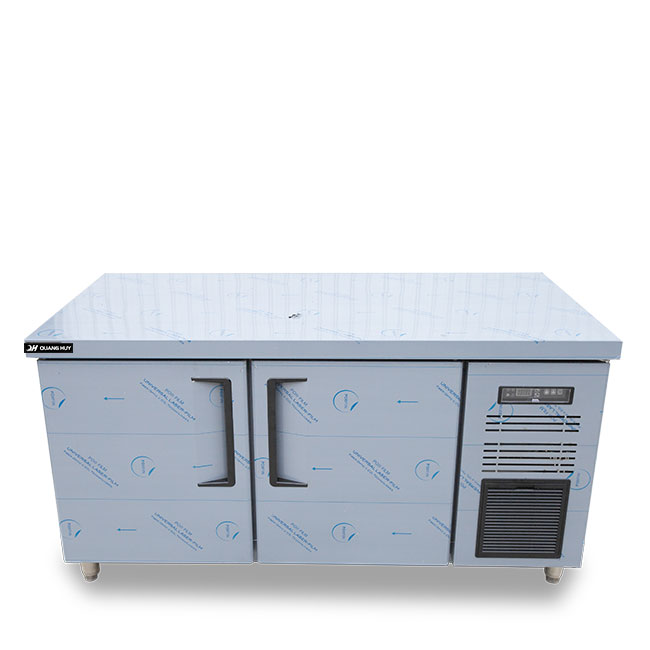 Tủ đông bàn chặt 350L làm lạnh quạt gió