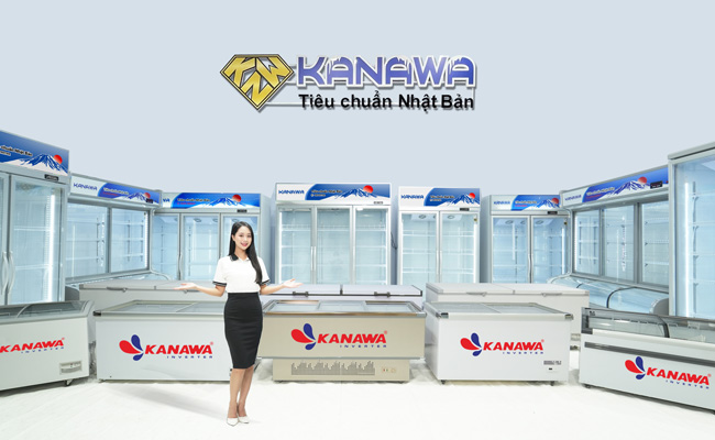 Thương hiệu tủ mát Kanawa uy tín
