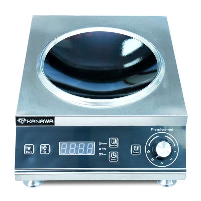 Bếp từ công nghiệp 3500W mặt lõm TML04 Kanawa