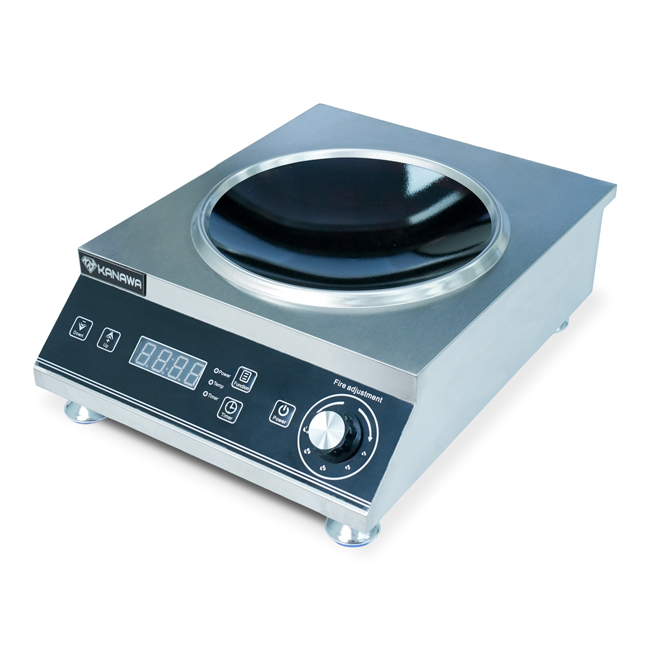 Bếp từ công nghiệp 3500W mặt lõm TML04 Kanawa