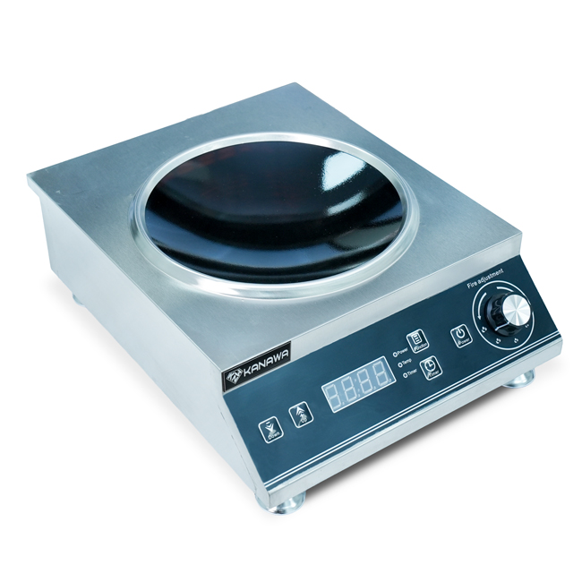 Bếp từ công nghiệp 3500W mặt lõm TML04 Kanawa