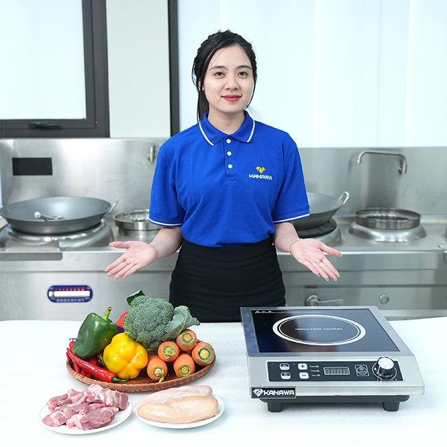 Bếp từ c&ocirc;ng nghiệp 3500W mặt phẳng