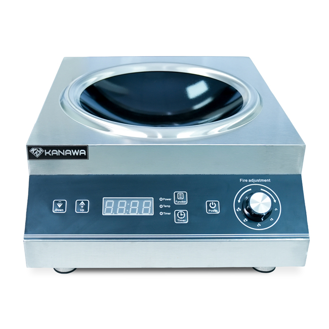 Bếp từ công nghiệp 5000W mặt lõm TML06 Kanawa