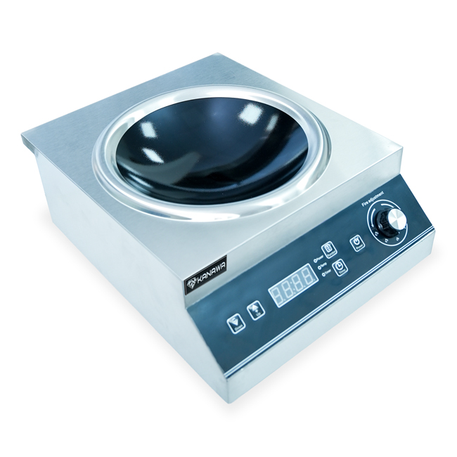 Bếp từ công nghiệp 5000W mặt lõm TML06 Kanawa