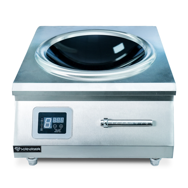 Bếp từ công nghiệp 8000W mặt lõm TML08 Kanawa