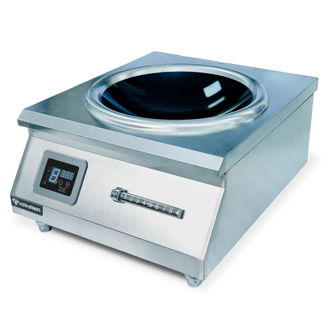 Bếp từ công nghiệp 8000W mặt lõm TML08 Kanawa