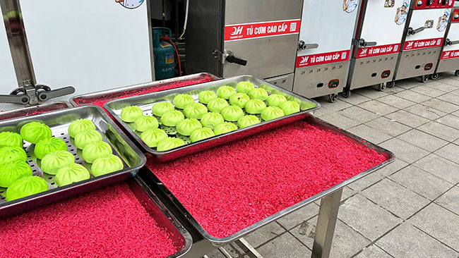 Cơm chín đều, dẻo ngon