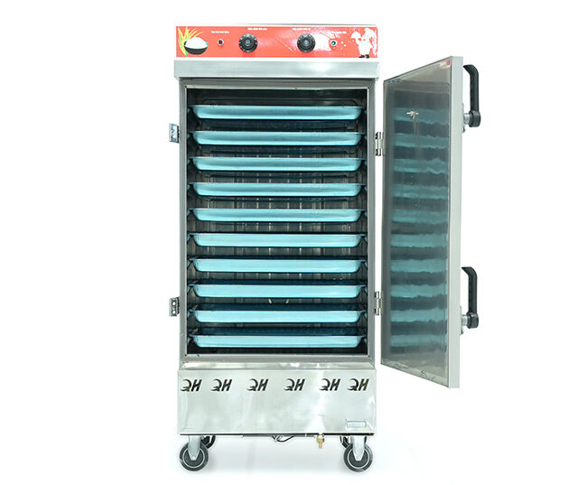 Hướng dẫn sử dụng tủ nấu cơm điện 10 khay